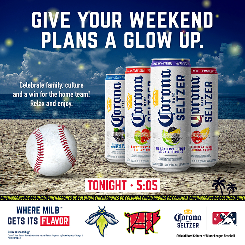 Corona Hard Seltzer and Minor League Baseball campaign